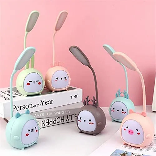 LED Cute Kids Desk Cartoon Lamp Rechargeable