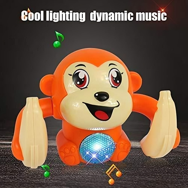 Dancing and Spinning Musical Monkey Toy