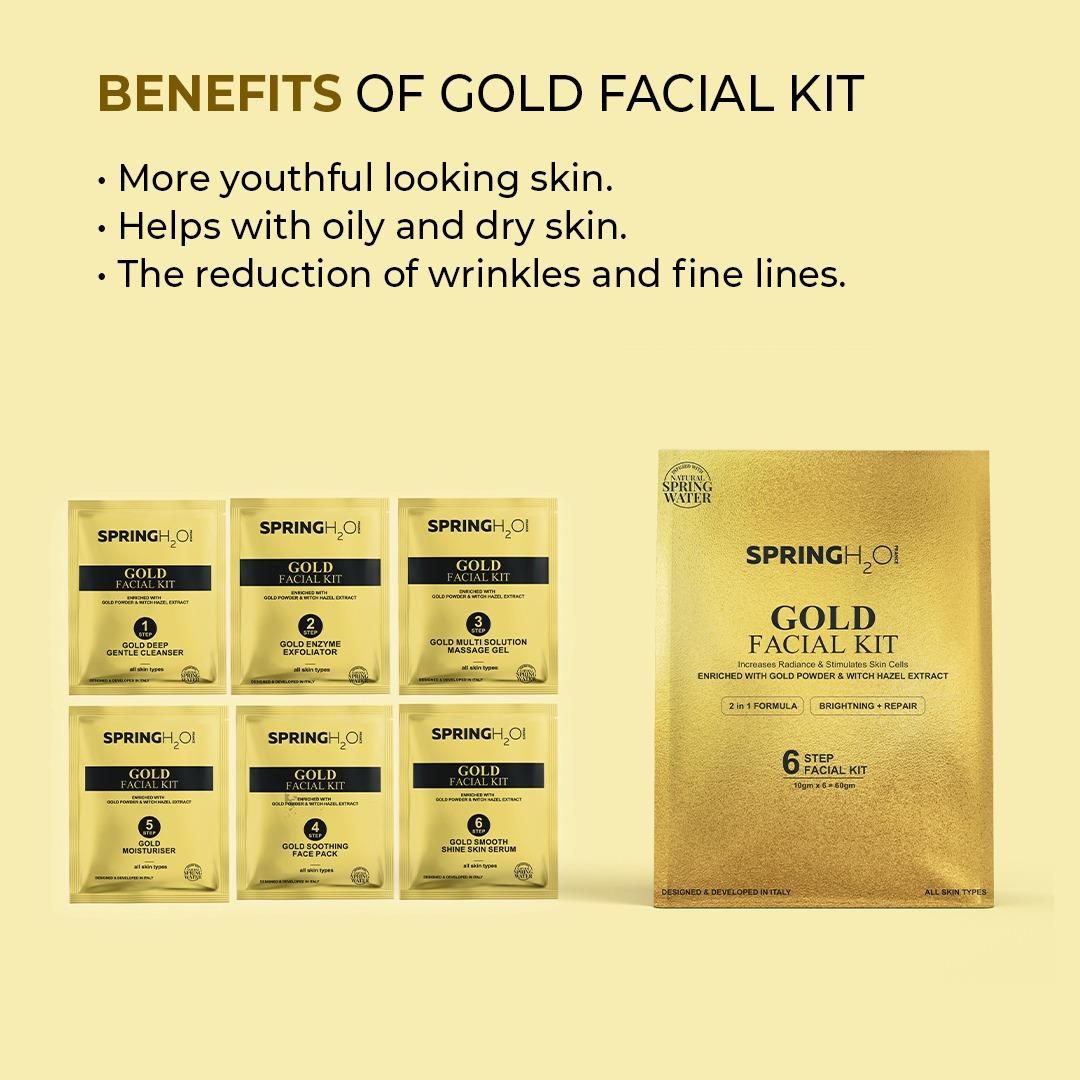 H2O Gold Facial Kit