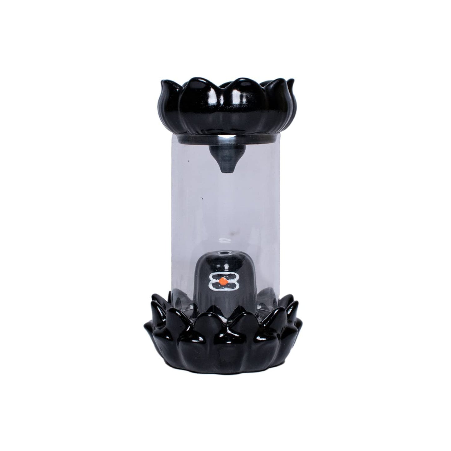 Shiva Linga Cylinder Glass