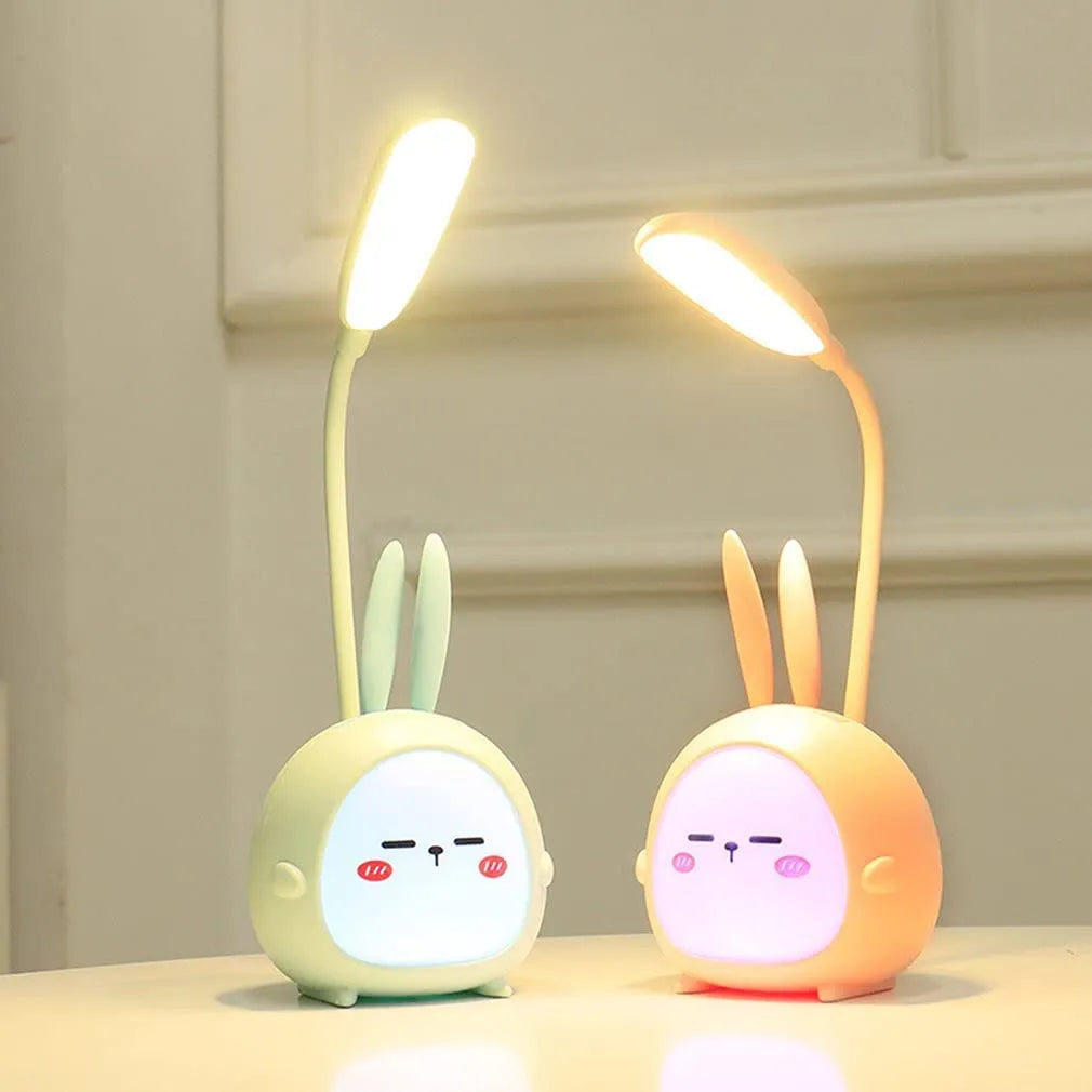 LED Cute Kids Desk Cartoon Lamp Rechargeable