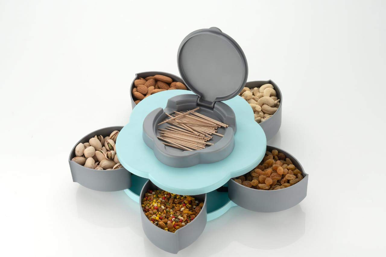 5 Compartments Flower Candy Box