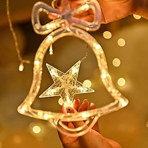 LED Curtain Lights for Christmas (Warm White Light)