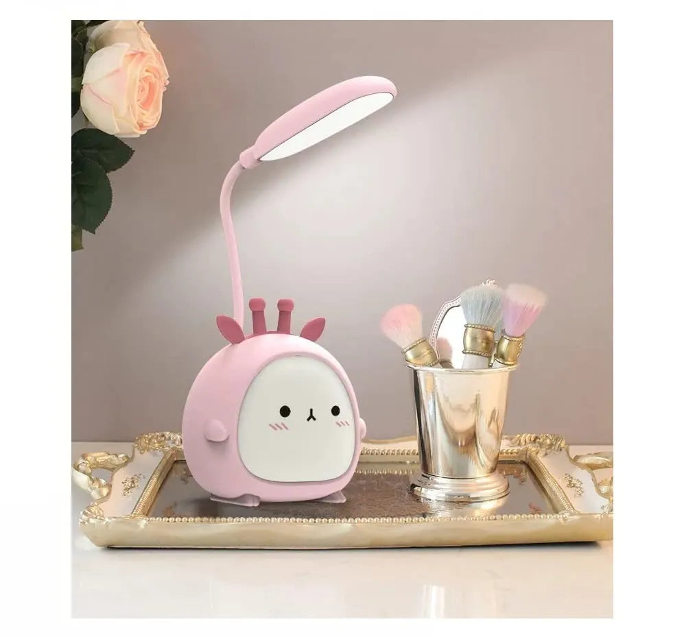LED Cute Kids Desk Cartoon Lamp Rechargeable