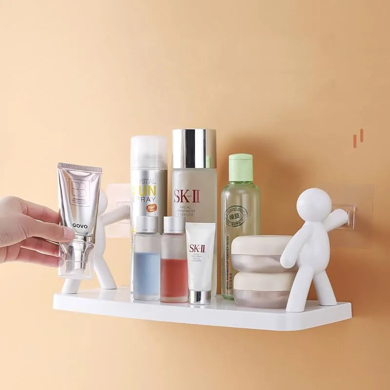 Wall Hanging Bathroom Shelf Storage Rack (Pack of 1)