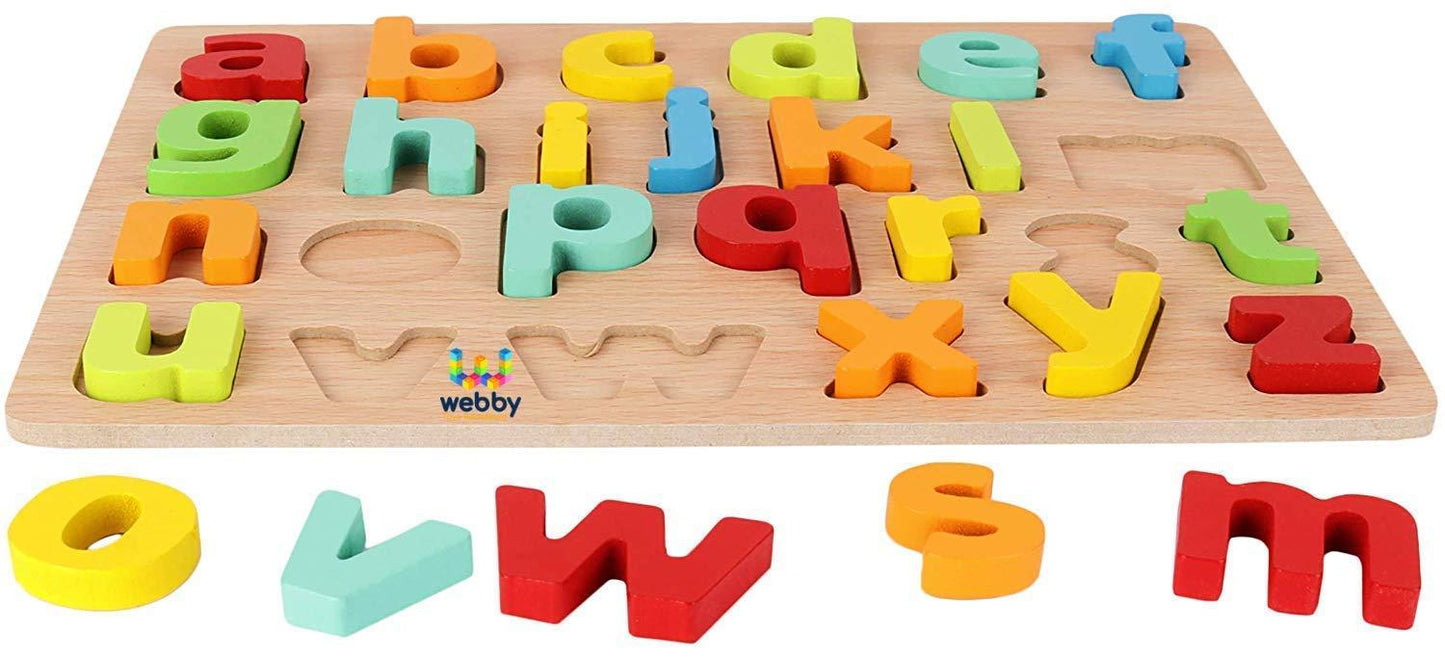 Wooden English Alphabets and Color Learning Educational Board