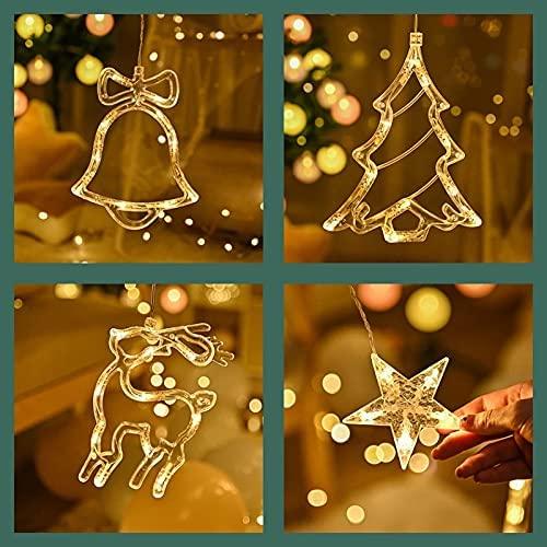 LED Curtain Lights for Christmas (Warm White Light)
