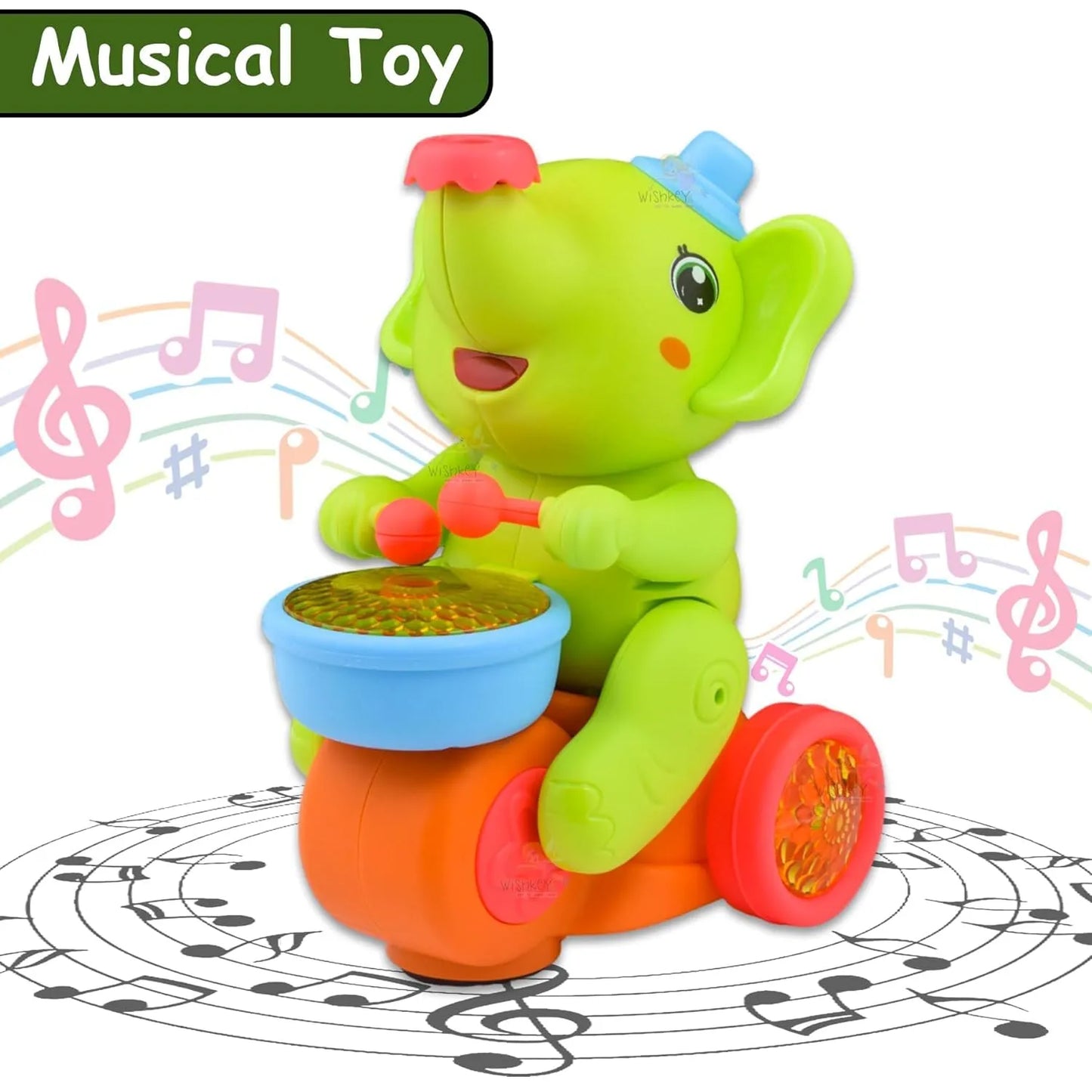 Elephant Musician Toy