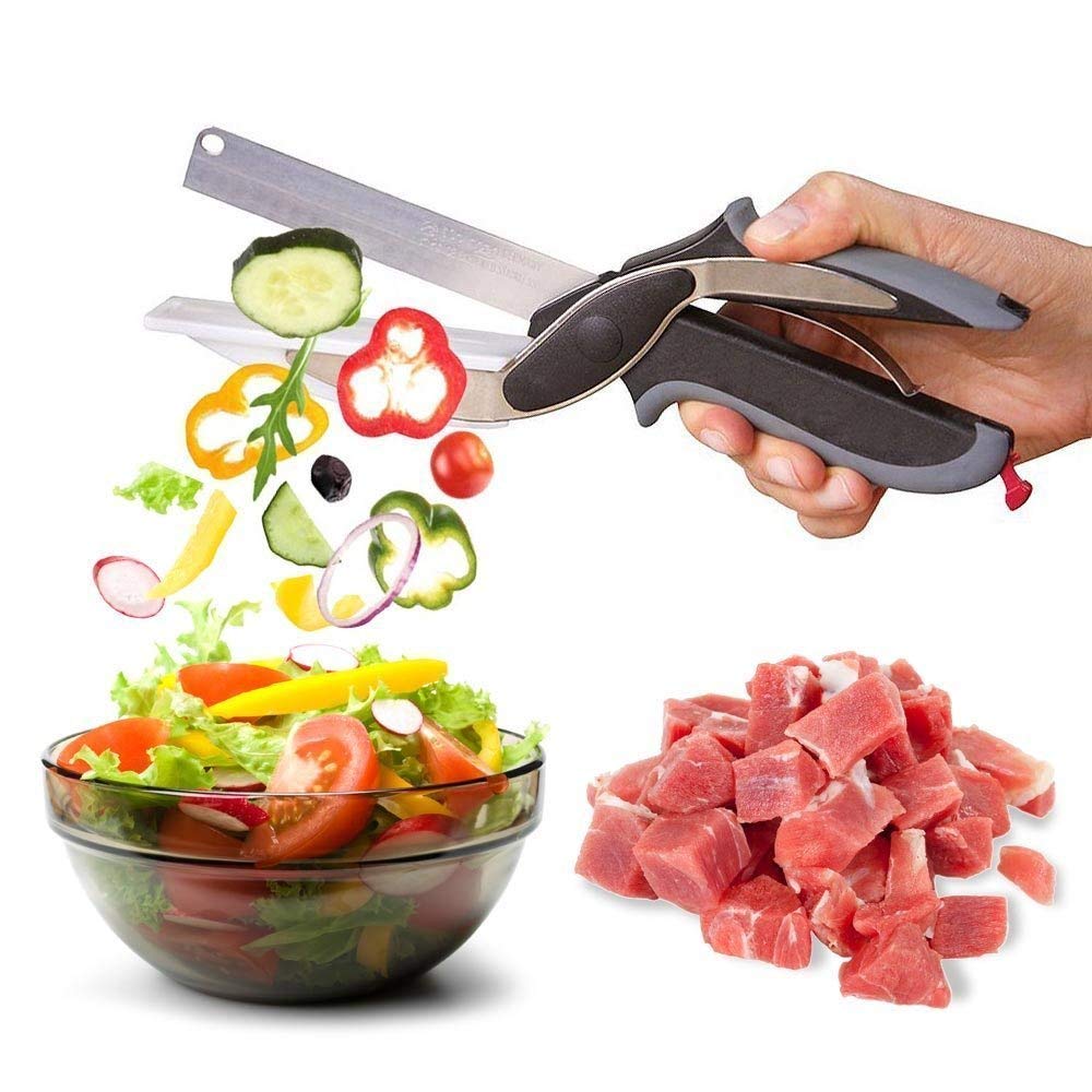 2-in-1 Steel Smart Clever Cutter Kitchen Knife