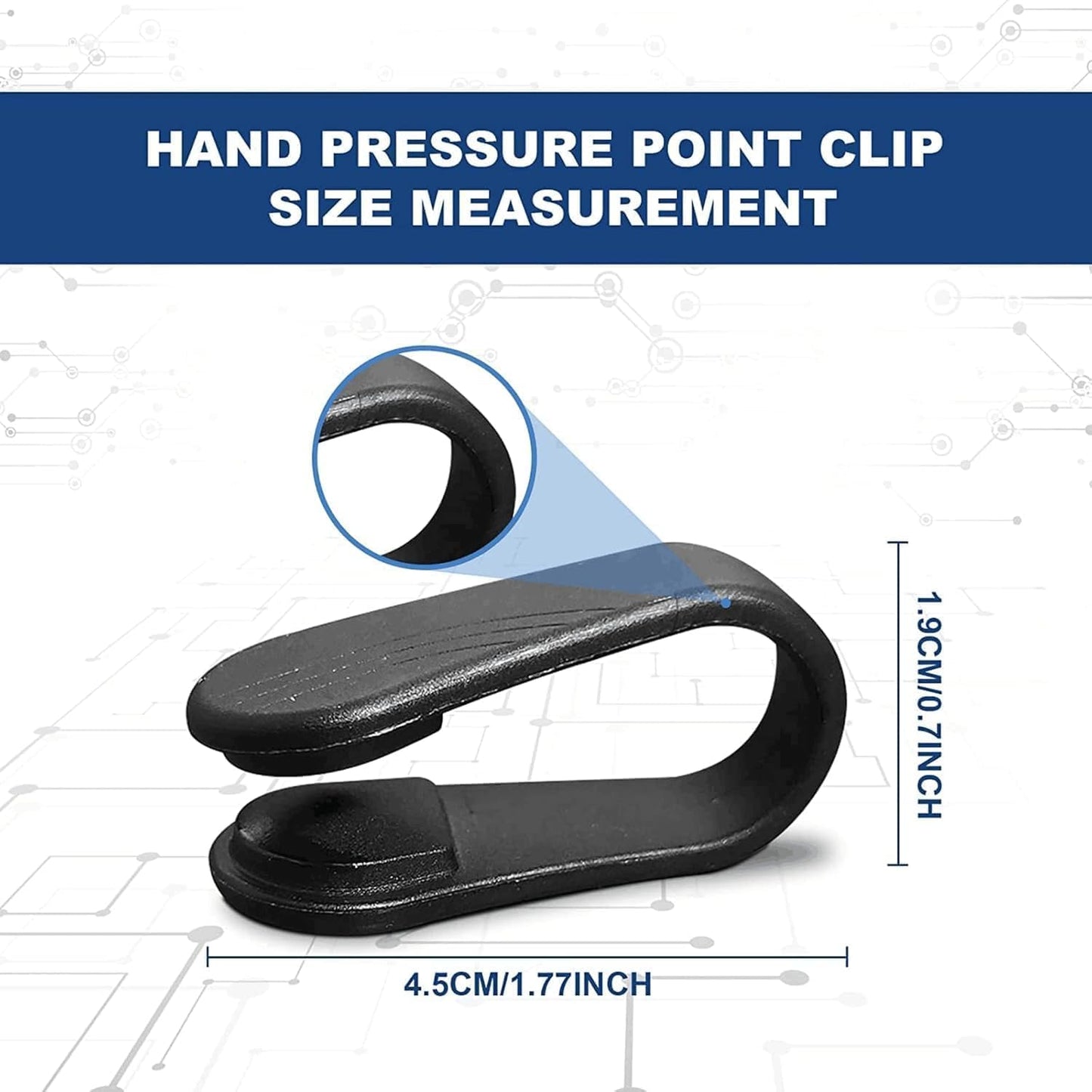 Sugar Control LI4 Acupressure Point Clip (Pack of 2)