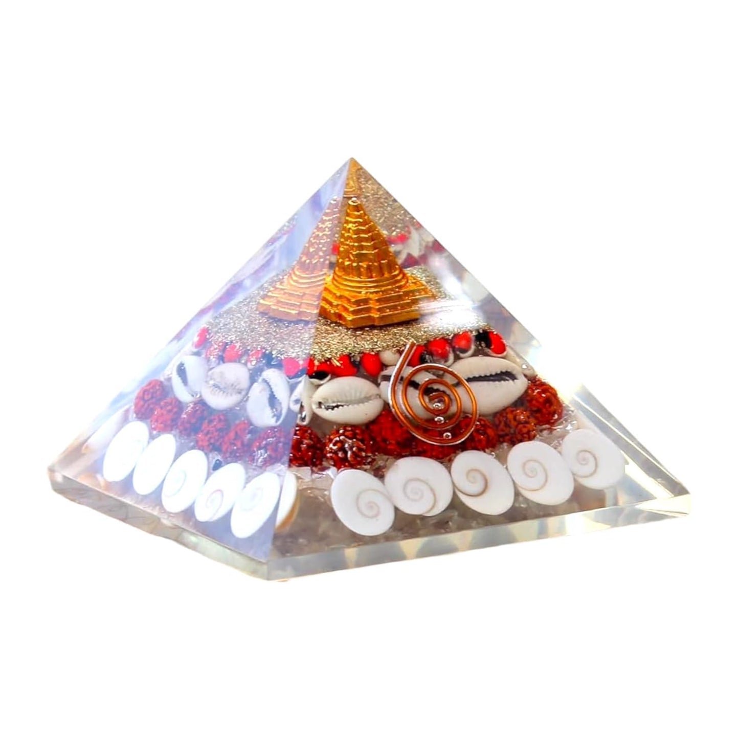 Crystal Wealth Gomati Chakra Shree Yantra Pyramid