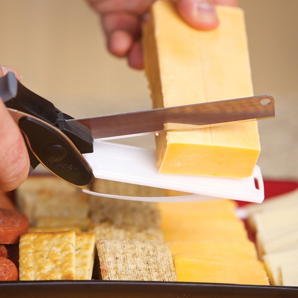 2-in-1 Steel Smart Clever Cutter Kitchen Knife