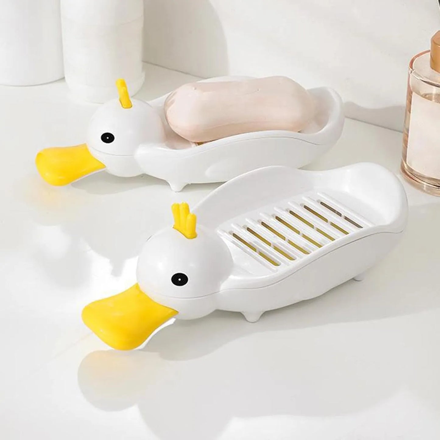 Soap Dish Self Draining Soap Holder Plastic (Pack Of 2)