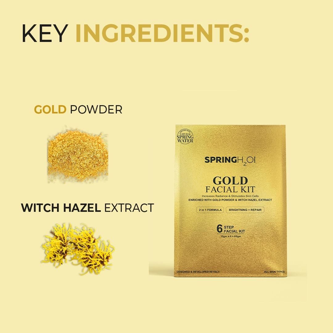 H2O Gold Facial Kit