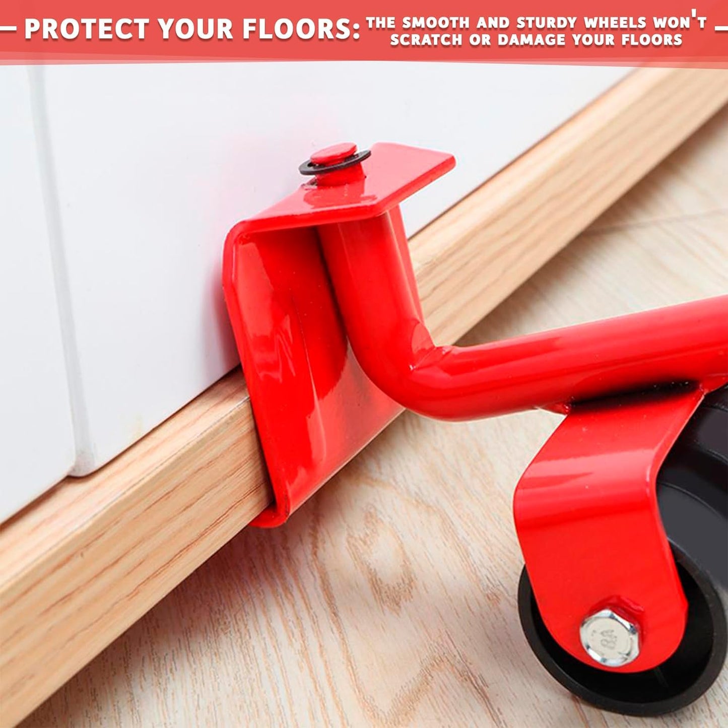 Furniture Lifter -Furniture Lifter Mover Tool Set Heavy Duty Furniture Shifting Lifting Moving Tool with Wheel Pads