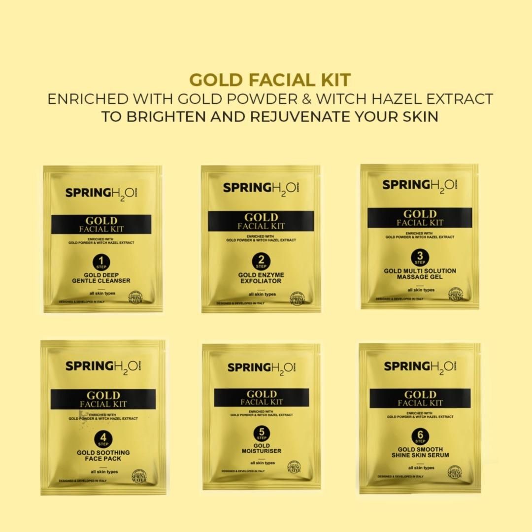 H2O Gold Facial Kit