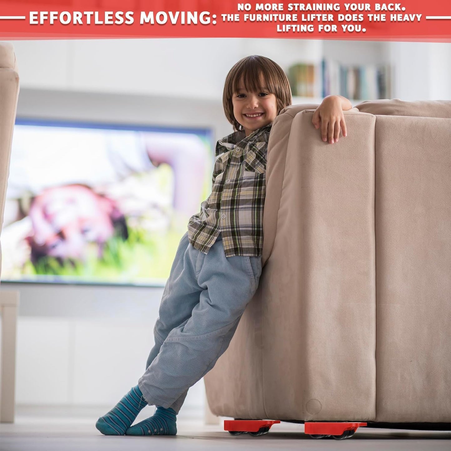 Furniture Lifter -Furniture Lifter Mover Tool Set Heavy Duty Furniture Shifting Lifting Moving Tool with Wheel Pads
