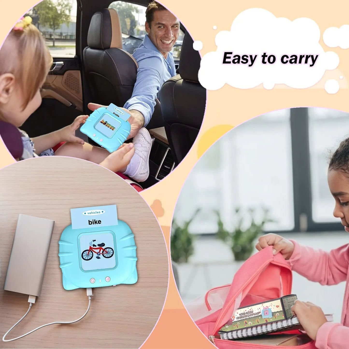 Talking Flash Cards for Early Educational Learning Toy