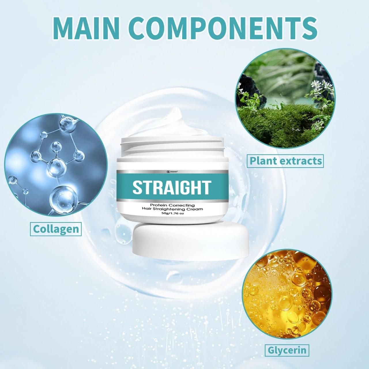 Straight Hair Straightener Cream(Pack Of 1)