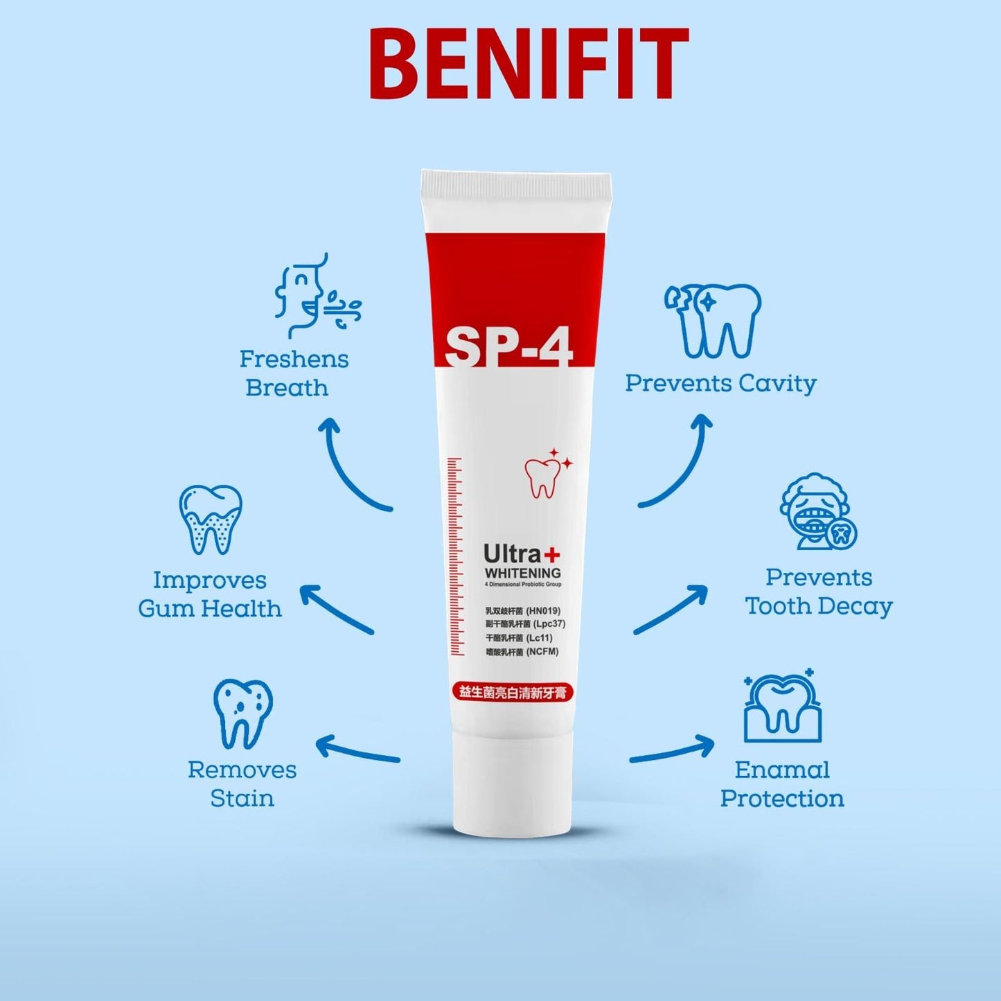 Probiotic Whitening Toothpaste