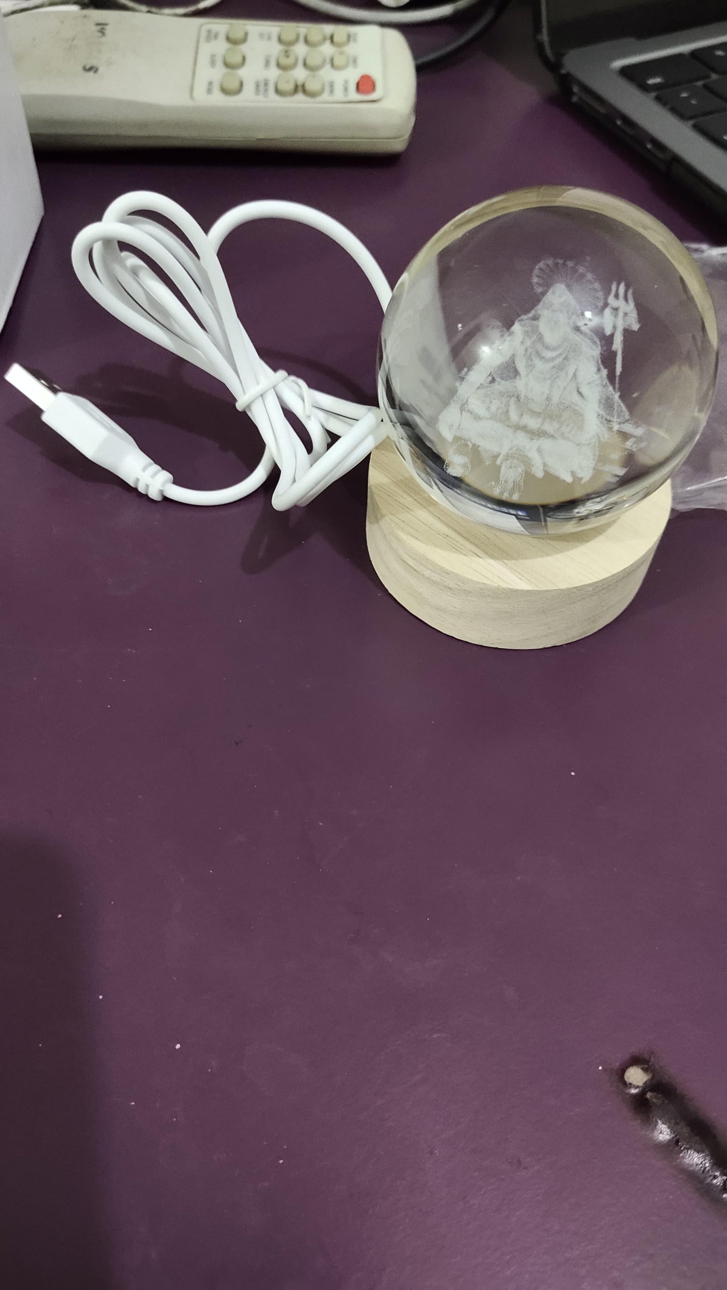 3D Shiva Crystal Ball