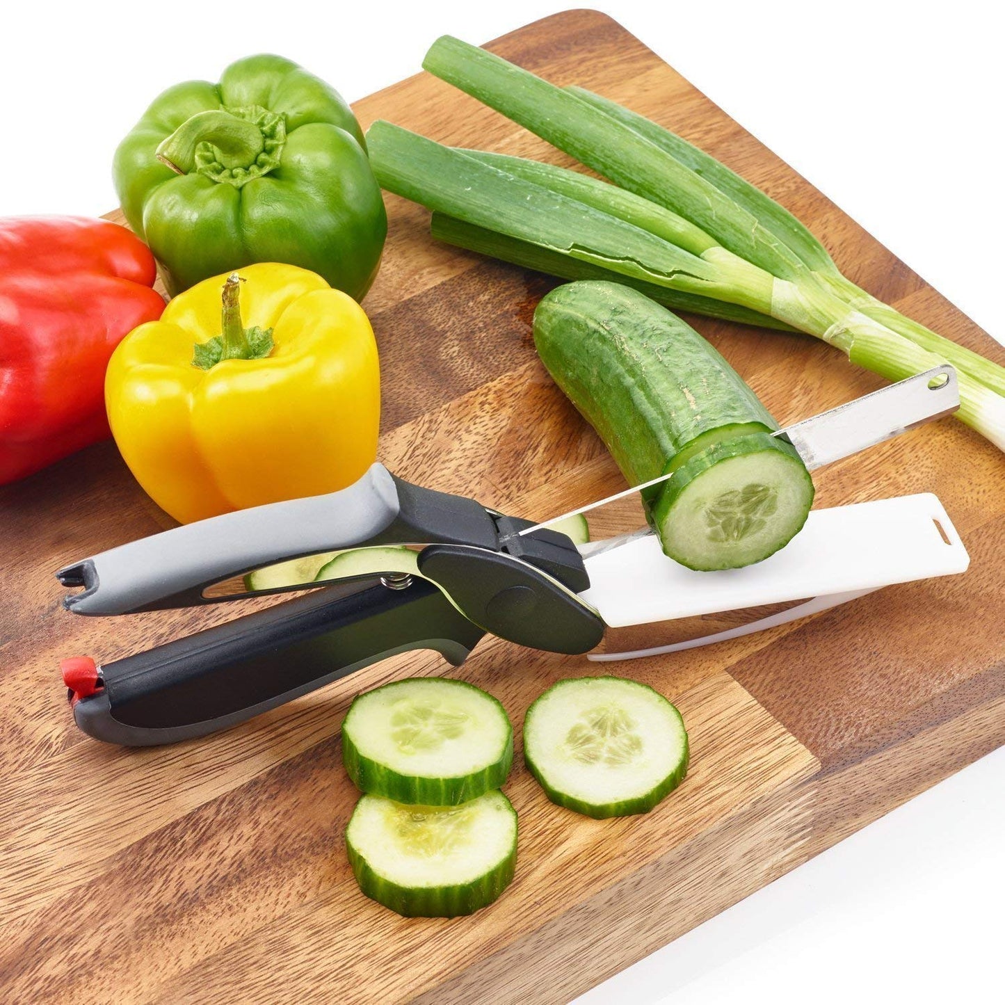 2-in-1 Steel Smart Clever Cutter Kitchen Knife