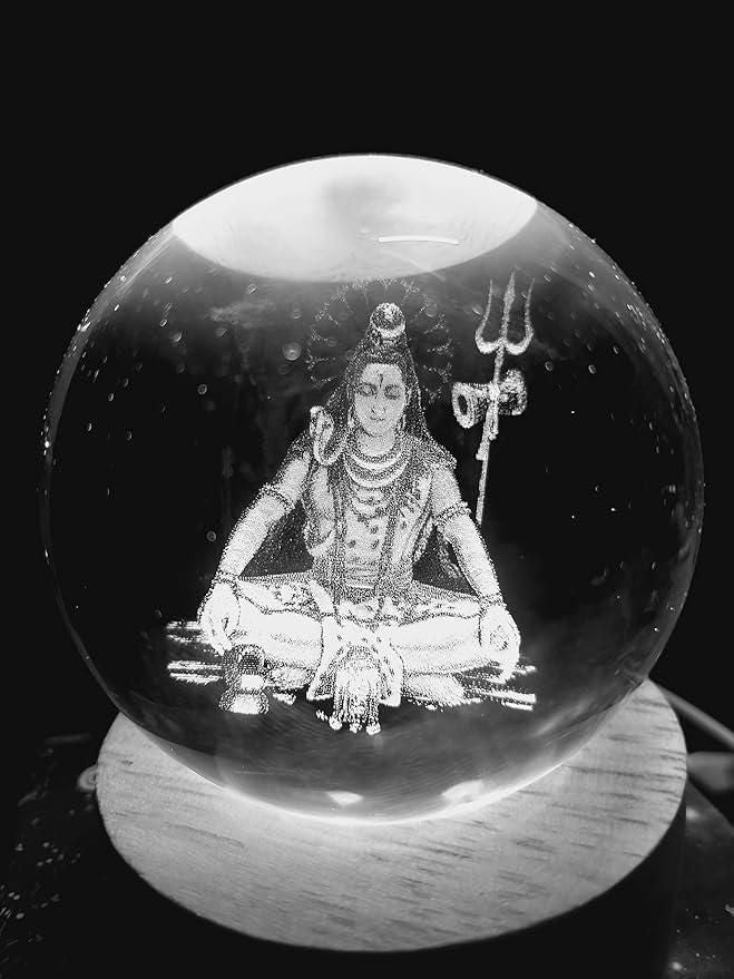 3D Shiva Crystal Ball