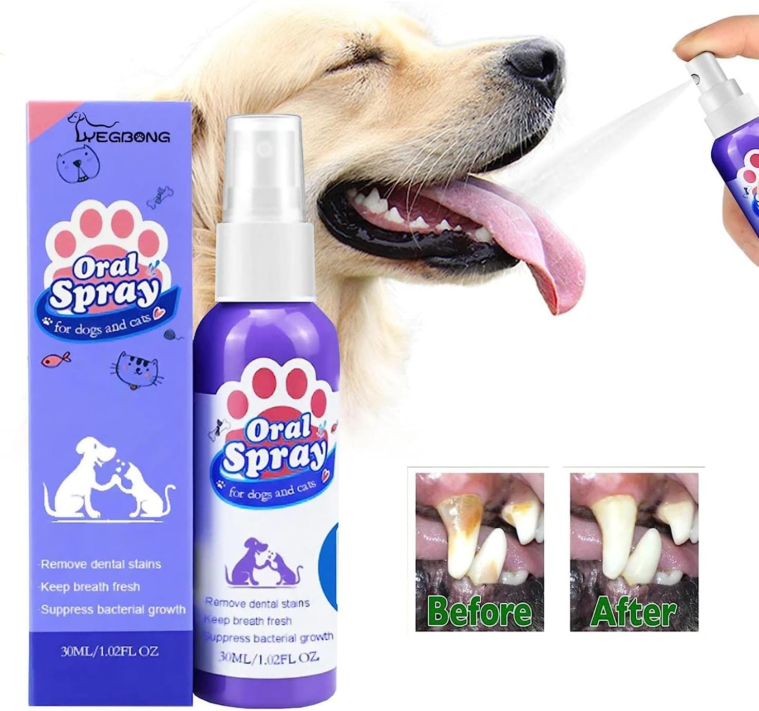 Oral Spray For Dogs & Cats