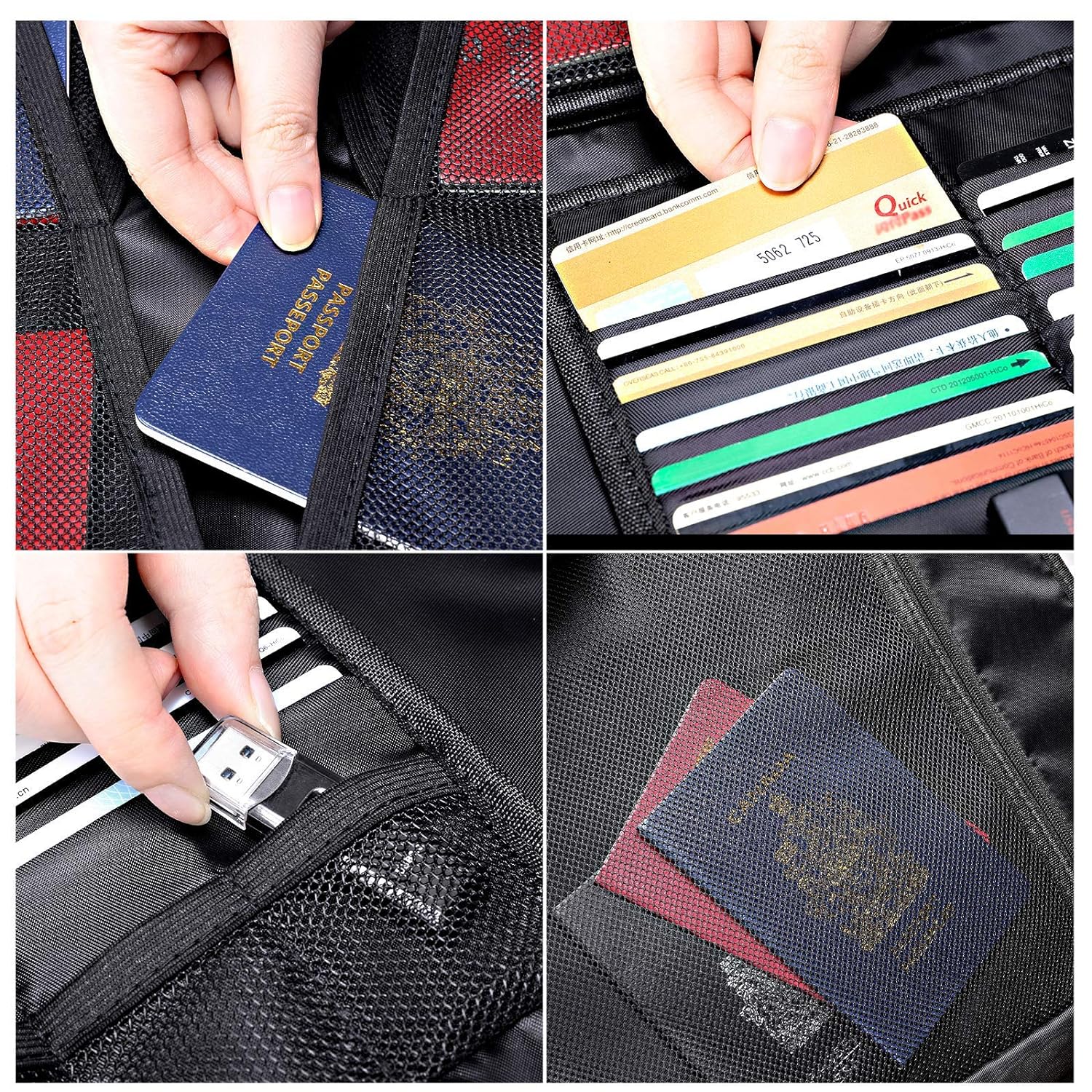 Waterproof Portable Document Storage Bag Travel Organizer