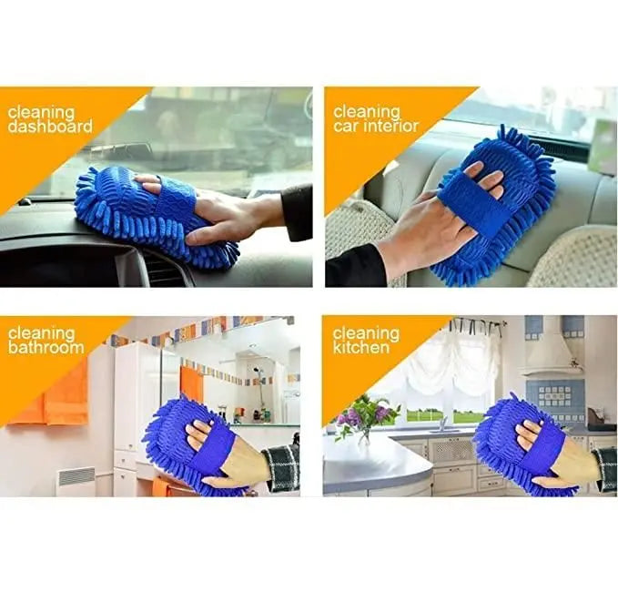 Microfiber Vehicle Washing Gloves
