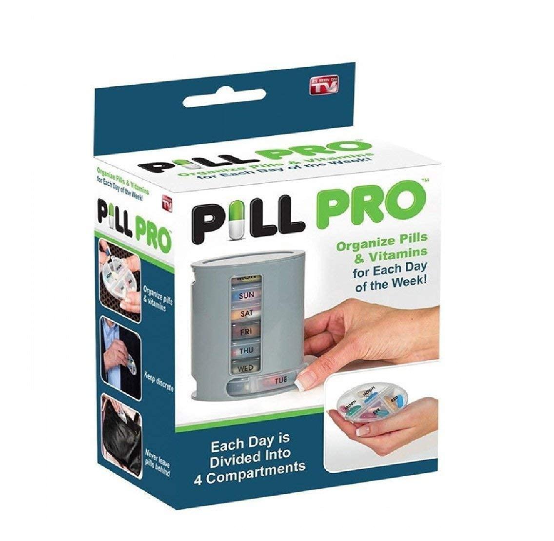 Pill Pro 7 Day Weekly Tablet Medicine Storage Box