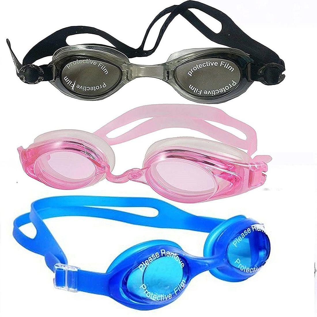 Silicone Anti Fog Swimming Goggles,Cap,earplug noseplug Set Ideal for All