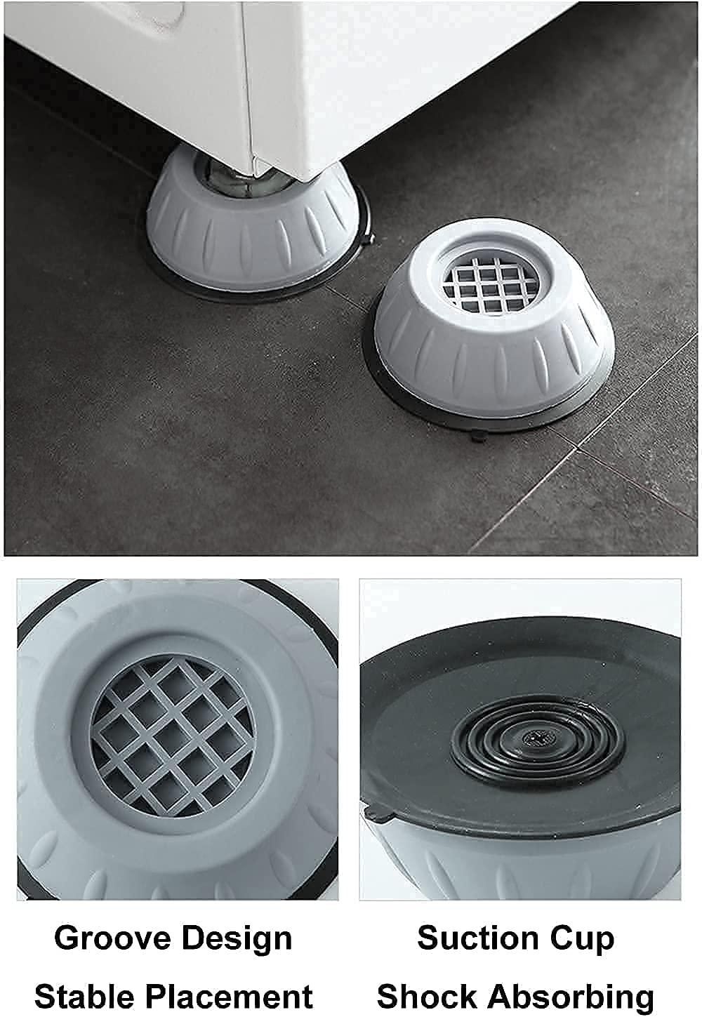 Anti Vibration Pad-Anti-vibration Pads For Washing Machine Shock Proof Feet - Set of 4