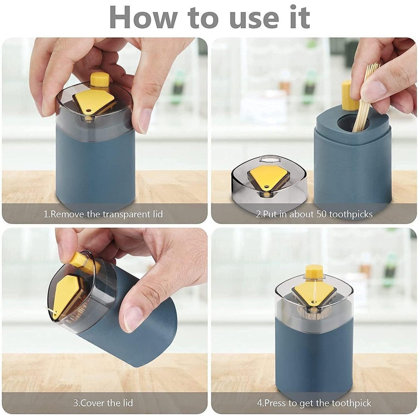 Toothpick Holder Dispenser