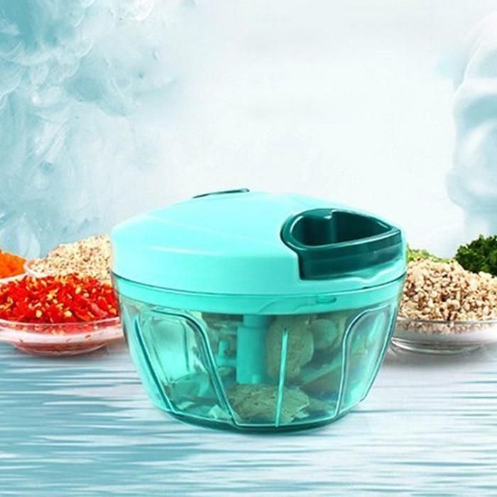 Mini Plastic Vegetable & Fruit Chopper (450ml)