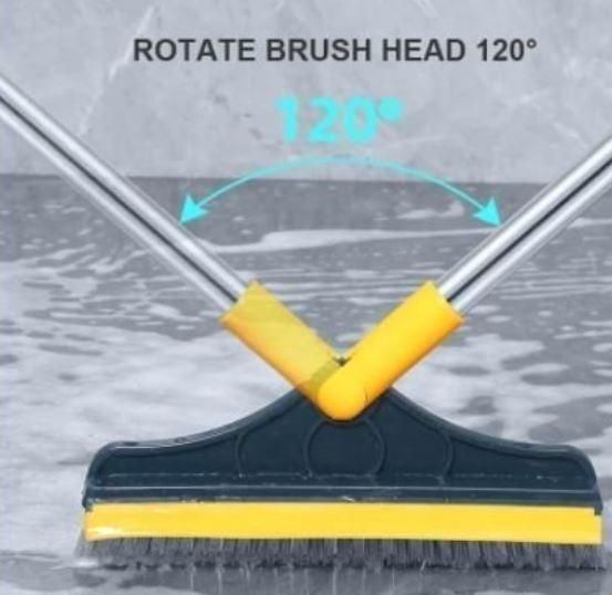 2in1 Floor Scrub Cleaning Brush Wiper