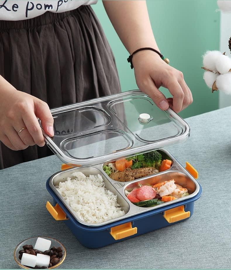 Stainless Steel Lunch Boxes for Kids - Reusable Bento Tiffin Boxes