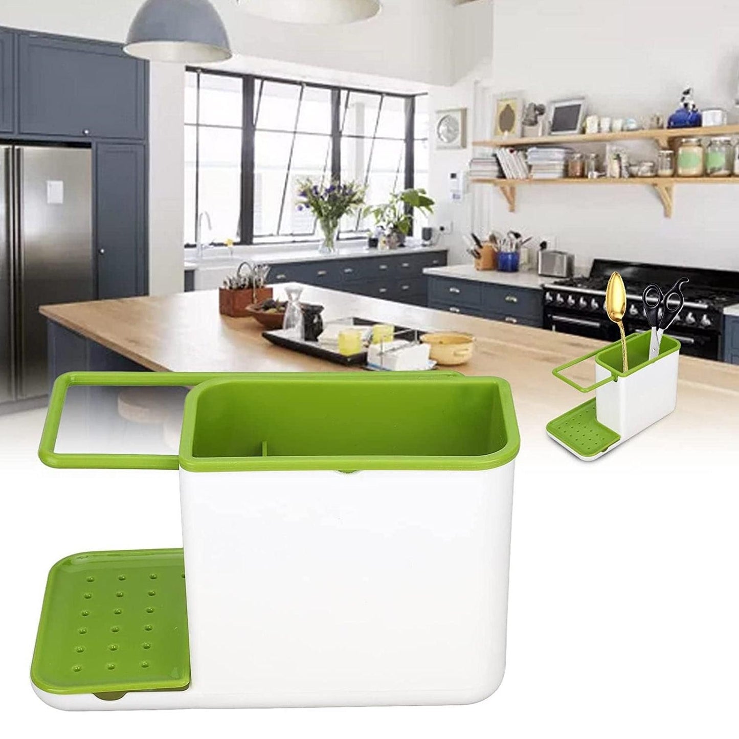 Arsha lifestyle 3in1 Stand for Kitchen Sink Plastic For Kitchen Use