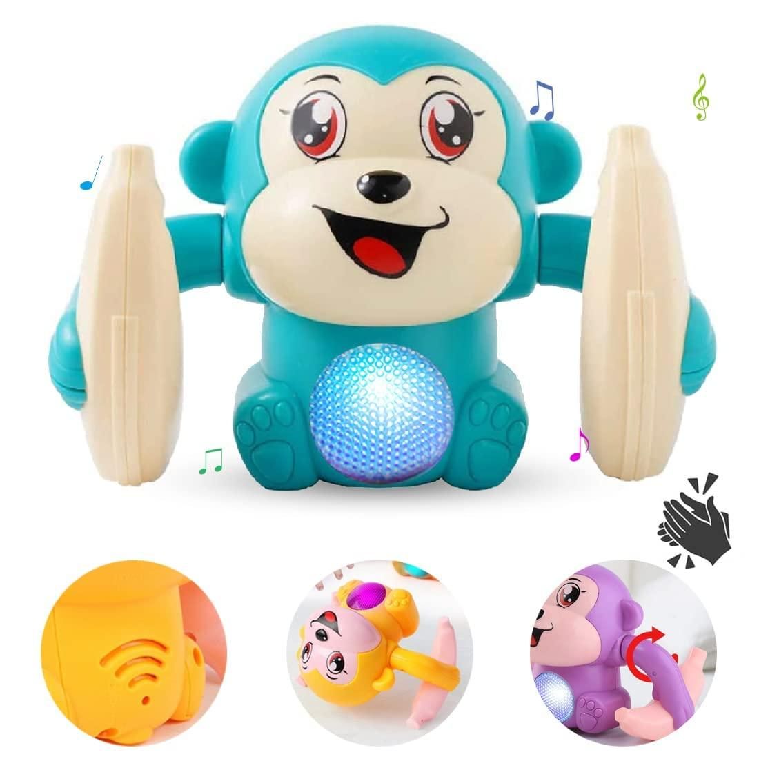 Dancing and Spinning Musical Monkey Toy