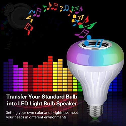 Wireless Speaker Bulb: Smart LED RGB Bluetooth Music Light Bulb