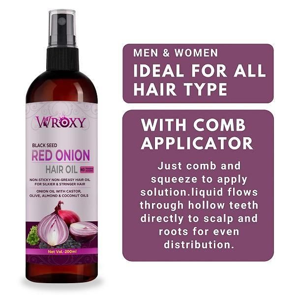 Black Seed Red Onion Hair Oil (200ml) Pack of 2