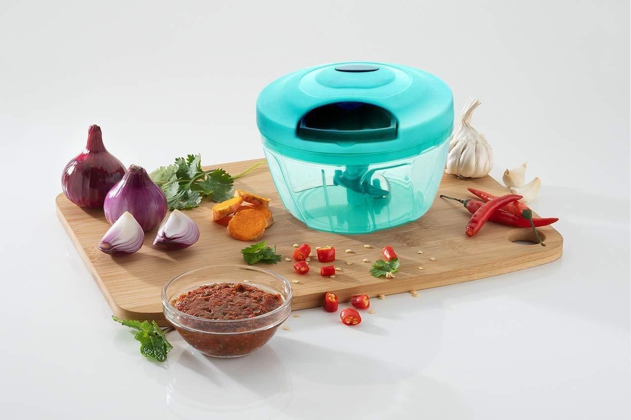 Mini Plastic Vegetable & Fruit Chopper (450ml)