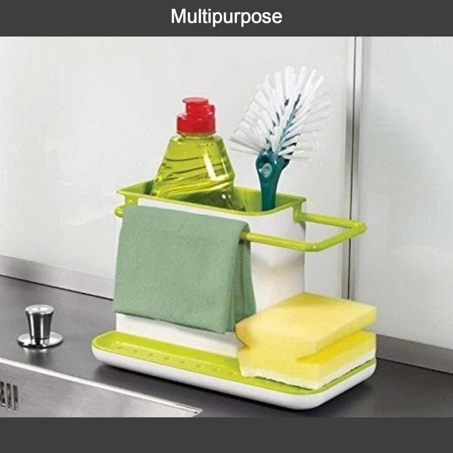 Arsha lifestyle 3in1 Stand for Kitchen Sink Plastic For Kitchen Use
