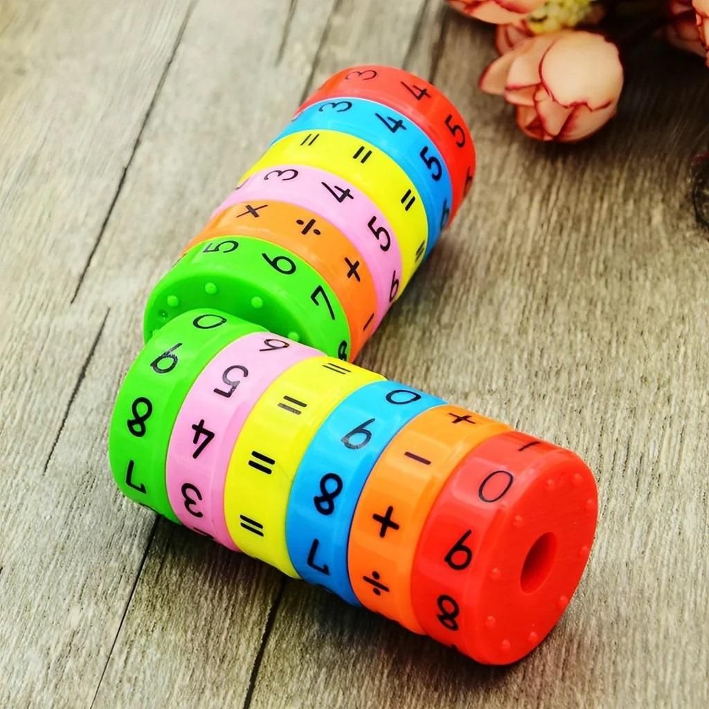 Magnetic Arithmetic Math Learning Toy (Pack of 1 With 6 Blocks)