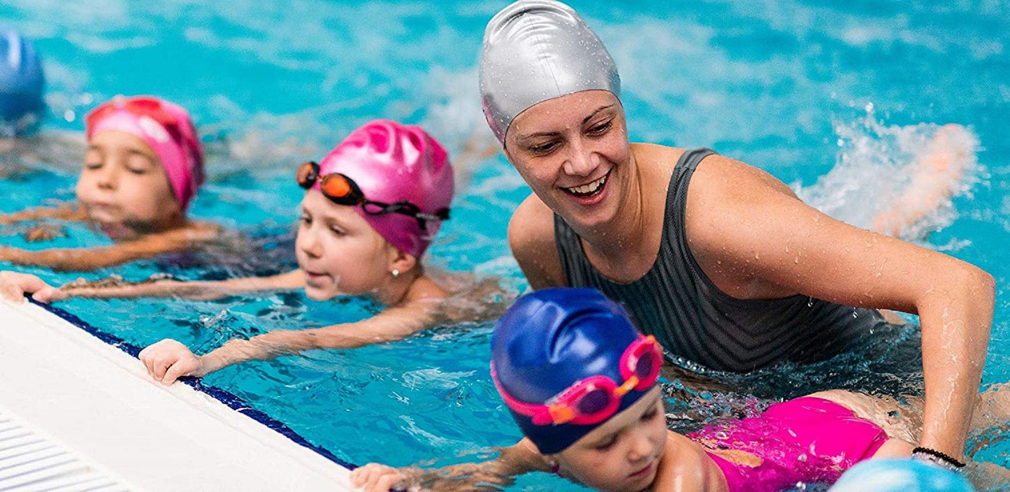 Silicone Anti Fog Swimming Goggles,Cap,earplug noseplug Set Ideal for All