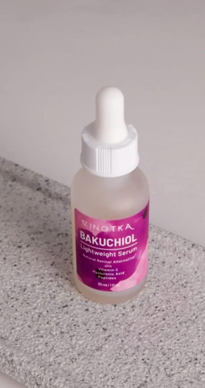 Bakuchiol Serum with Vitamin C and Hyaluronic Acid (Pack of 2)