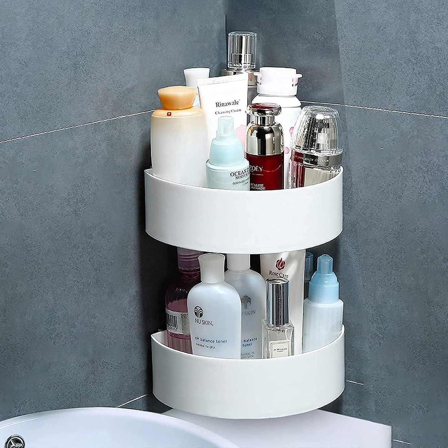 Bathroom Corner Shelves and Cabinets - Set of 2