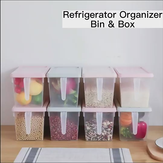 Unbreakable Airtight Multipurpose Fridge Storage Containers - 1000 ml (Pack of 6)