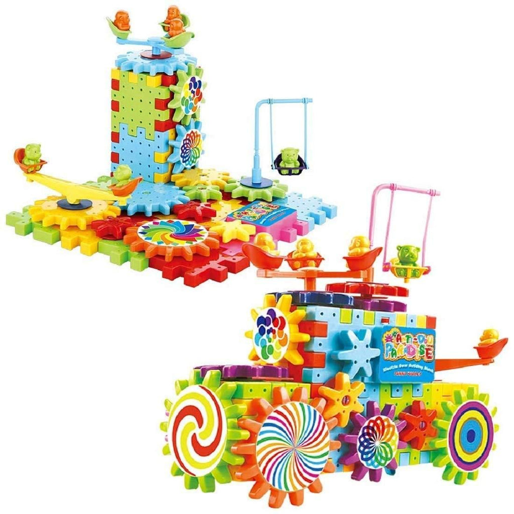 Battery Operated Rotating Building Blocks (81pcs)