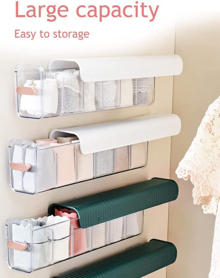 Clear Wall Mounted Drawer Organizer
